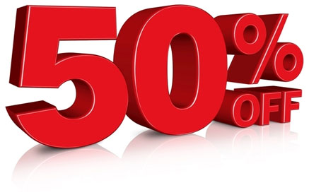 New Year Offer 50% Off
