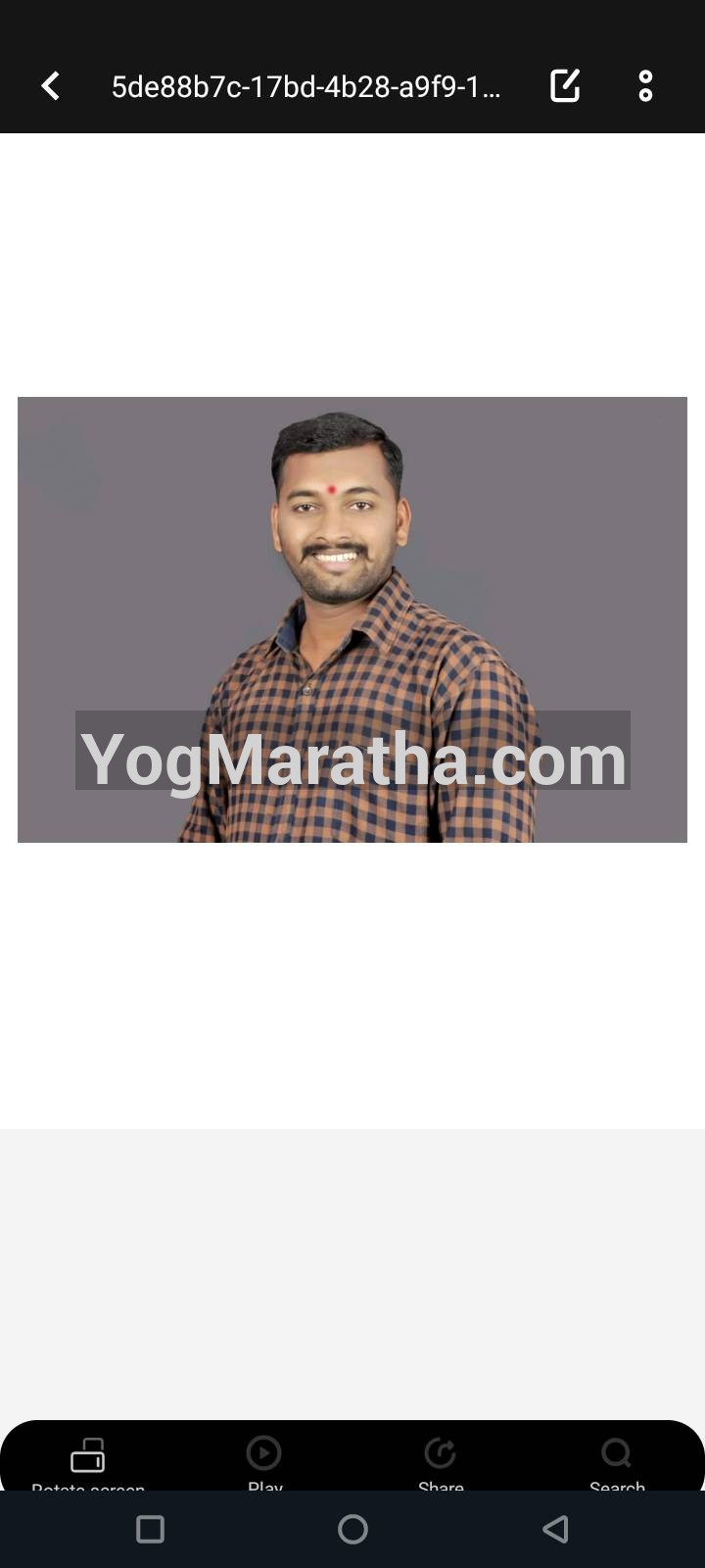 Maratha Marriage Profile Photo